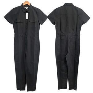 Outerknown S.E.A. Suit Womens Jumpsuit Size Medium Organic Cotton Linen Utility